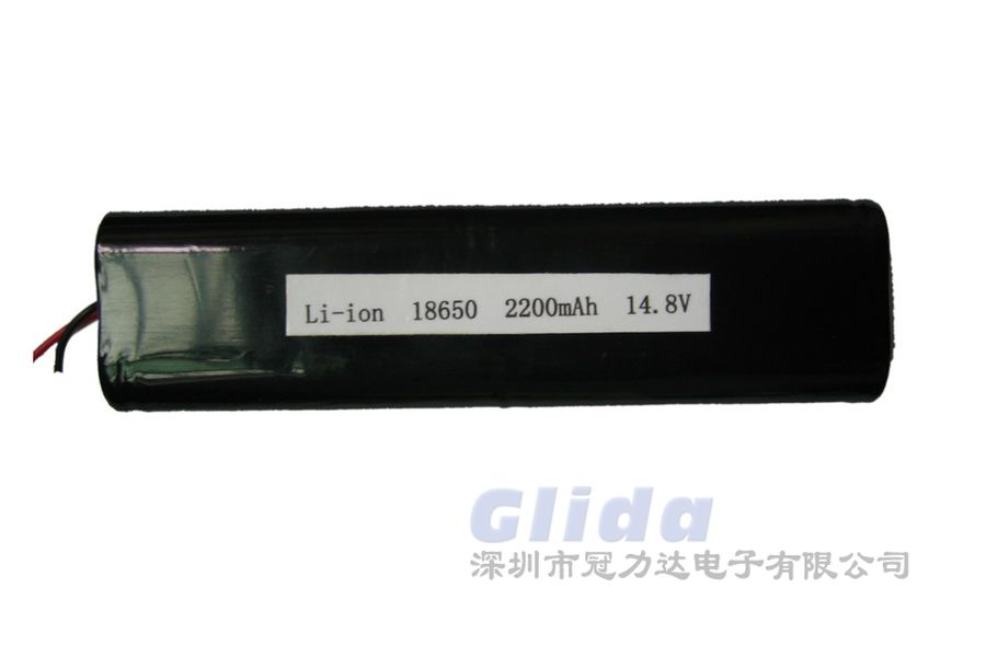 柱形锂电池组 18650  14.8V 2200mAh
